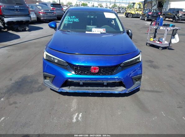 2HGFE2F28NH545299 2022 HONDA CIVIC Blue Vista interior trasera