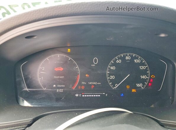 2HGFE2F2XNH507461 2022 HONDA CIVIC Black Instrument cluster view
