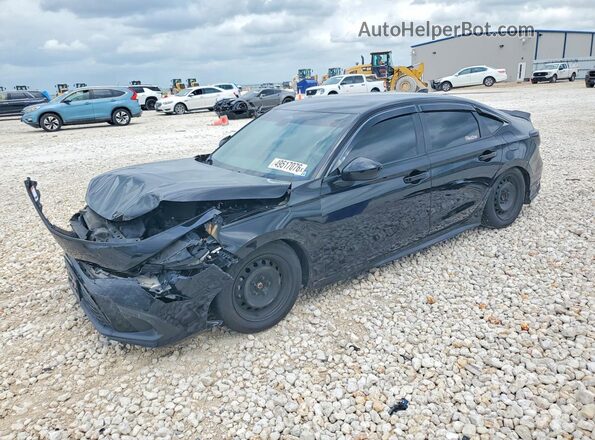 2HGFE2F2XNH507461 2022 HONDA CIVIC Black Front left