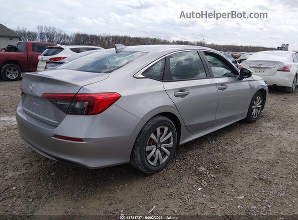 2HGFE2F2XPH530662 2023 HONDA CIVIC Серебряный Задняя правая четверть