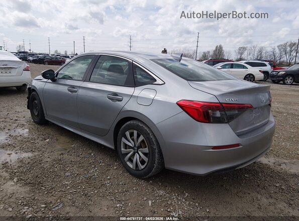 2HGFE2F2XPH530662 2023 HONDA CIVIC Серебряный Задняя левая четверть