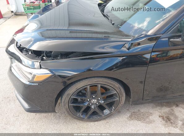 2HGFE2F50NH561927 2022 HONDA CIVIC Black Widok z przodu