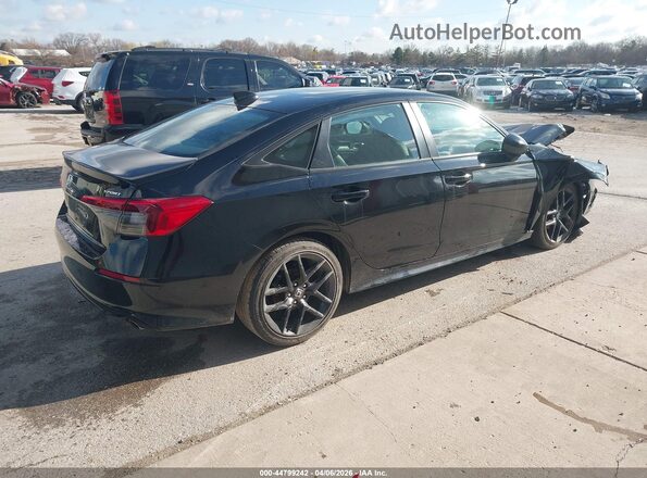 2HGFE2F50NH561927 2022 HONDA CIVIC Black Tył prawy