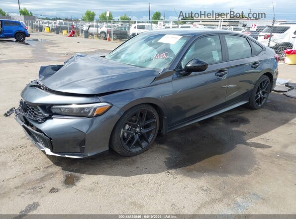 2HGFE2F50TH515334 2026 HONDA CIVIC Gray Передня ліва чверть