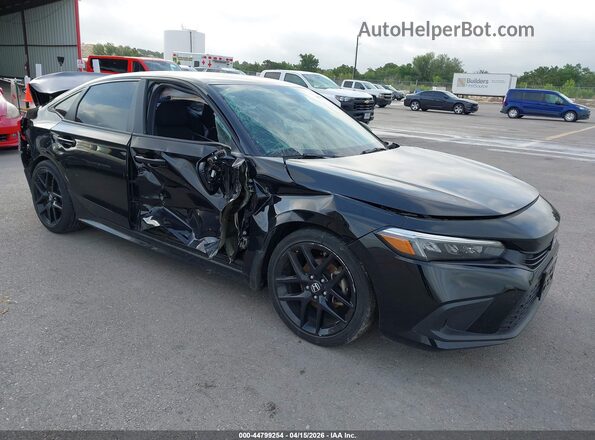 2HGFE2F51NH565100 2022 HONDA CIVIC Black Передня права чверть