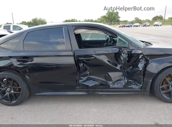 2HGFE2F51NH565100 2022 HONDA CIVIC Black Вид задньої частини салону