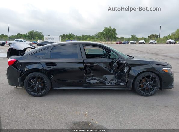 2HGFE2F51NH565100 2022 HONDA CIVIC Black Вид спереду