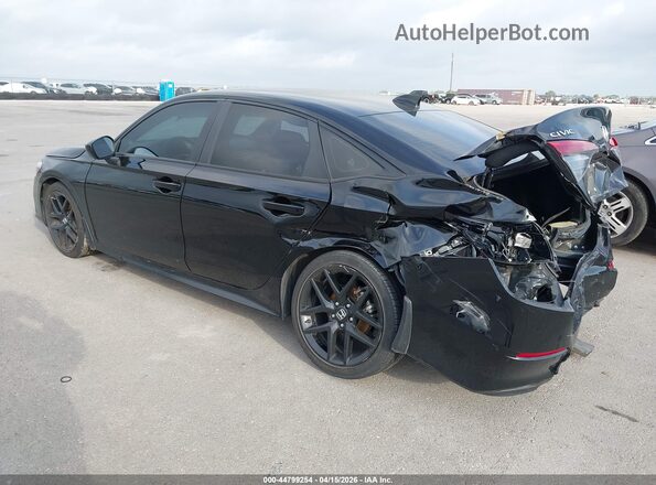 2HGFE2F51NH565100 2022 HONDA CIVIC Black Задня ліва чверть