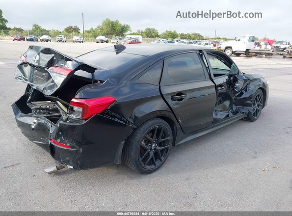 2HGFE2F51NH565100 2022 HONDA CIVIC Black Задня права чверть