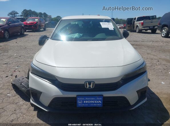 2HGFE2F51RH543992 2024 HONDA CIVIC White Widok zestawu wskaźników