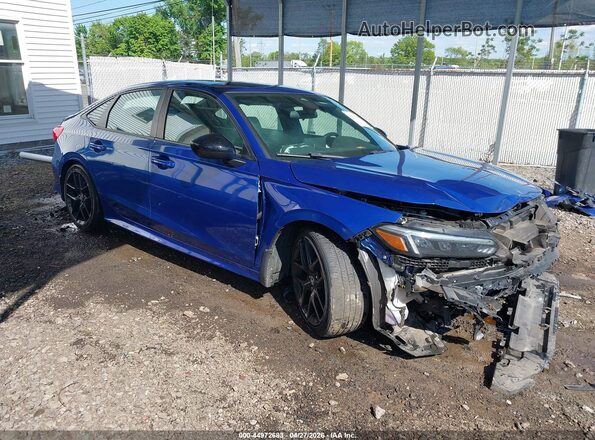2HGFE2F52NH569804 2022 HONDA CIVIC Blue წინა მარჯვენა