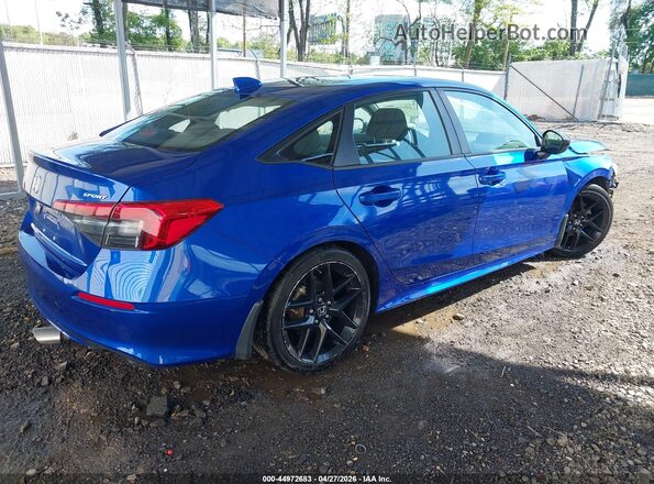 2HGFE2F52NH569804 2022 HONDA CIVIC Blue უკანა მარჯვენა