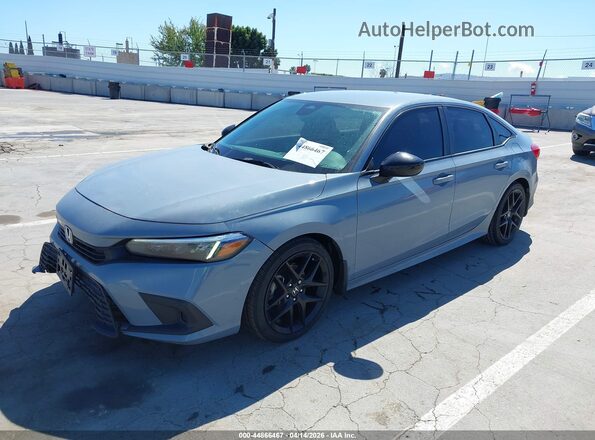2HGFE2F53PH516242 2023 HONDA CIVIC Серый Передняя левая четверть