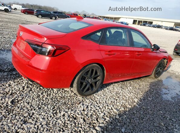2HGFE2F54NH512407 2022 HONDA CIVIC Red უკანა მარჯვენა