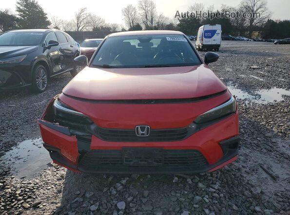 2HGFE2F54NH512407 2022 HONDA CIVIC Red წინა ხედი