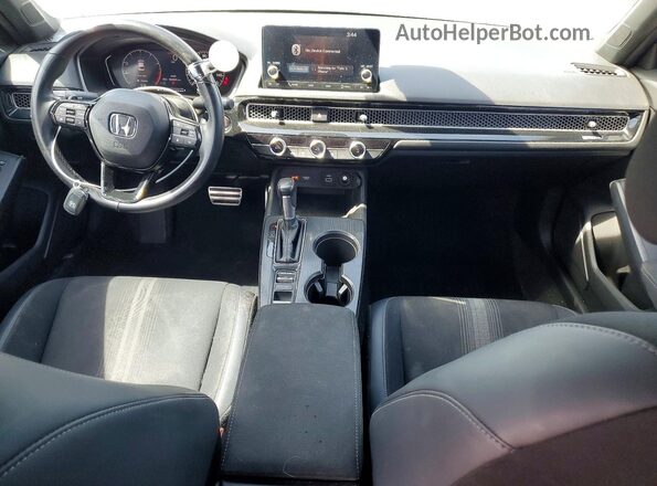 2HGFE2F54NH536142 2022 HONDA CIVIC Gray Вид панелі приладів