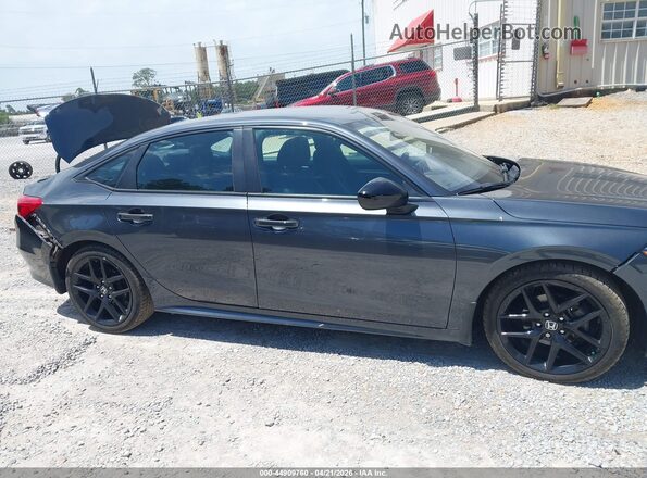 2HGFE2F54RH530718 2024 HONDA CIVIC Gray Widok wnętrza z tyłu