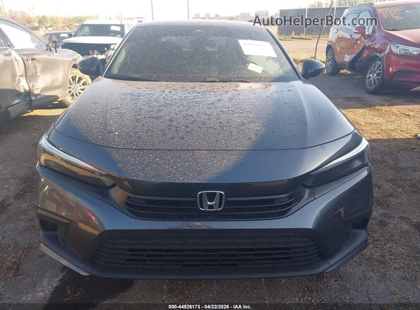 2HGFE2F55NH560210 2022 HONDA CIVIC Gray Вид щитка приладів