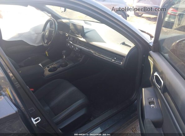 2HGFE2F55NH560210 2022 HONDA CIVIC Gray Вид салону спереду