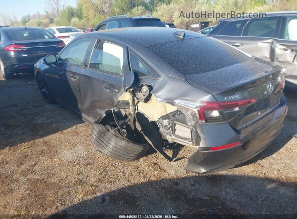 2HGFE2F55NH560210 2022 HONDA CIVIC Gray Задня ліва чверть