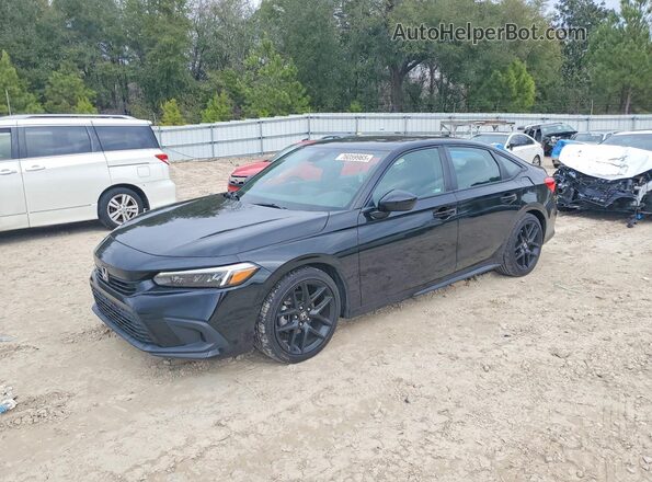 2HGFE2F55PH556371 2023 HONDA CIVIC Черный Передняя левая четверть