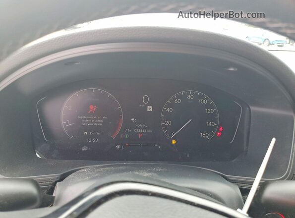 2HGFE2F55PH556371 2023 HONDA CIVIC Черный Вид щитка приборов