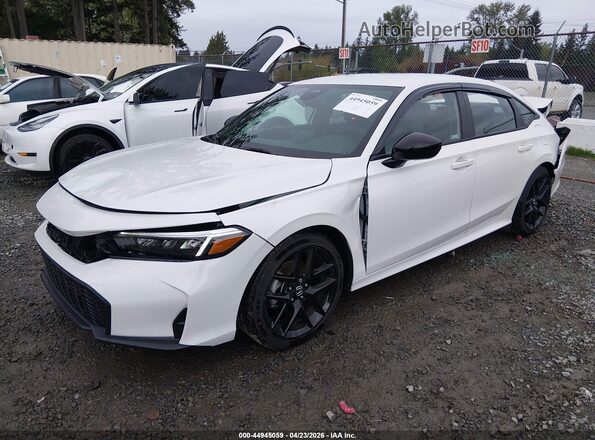 2HGFE2F55TH547891 2026 HONDA CIVIC Белый Передняя левая четверть