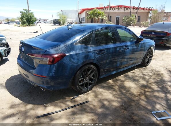 2HGFE2F55TH555652 2026 HONDA CIVIC Синий Задняя правая четверть