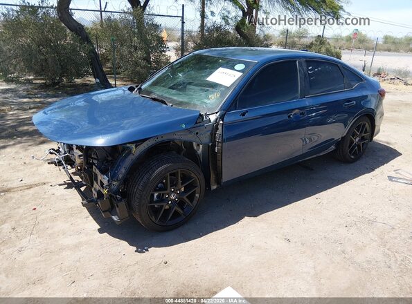 2HGFE2F55TH555652 2026 HONDA CIVIC Синий Передняя левая четверть