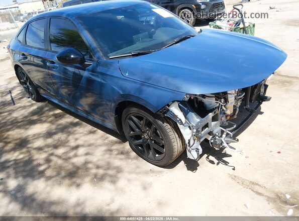 2HGFE2F55TH555652 2026 HONDA CIVIC Синий Передняя правая четверть