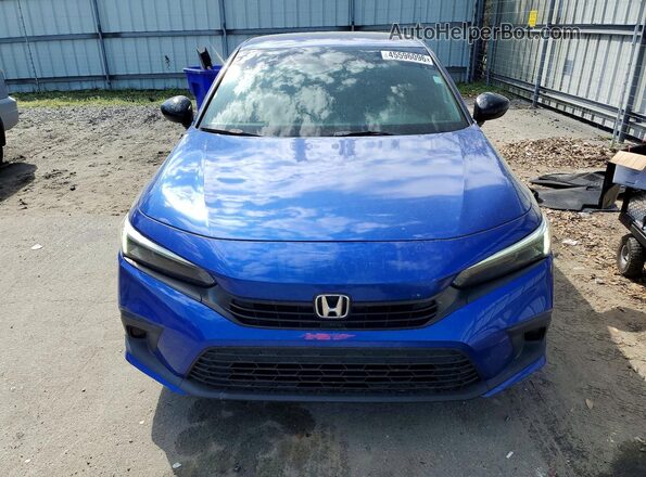2HGFE2F56NH562192 2022 HONDA CIVIC Blue Front view