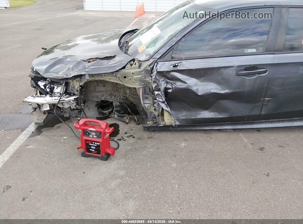 2HGFE2F56NH563729 2022 HONDA CIVIC Gray Widok z przodu