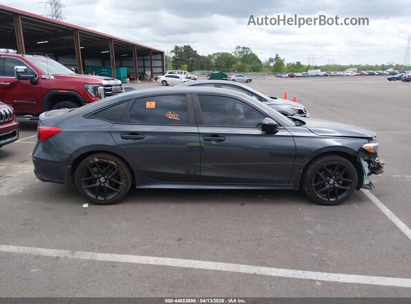 2HGFE2F56NH563729 2022 HONDA CIVIC Gray Widok wnętrza 360 stopni
