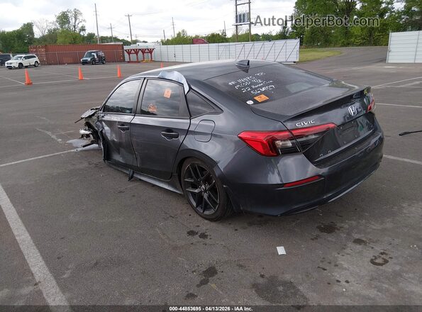 2HGFE2F56NH563729 2022 HONDA CIVIC Gray Tył lewy