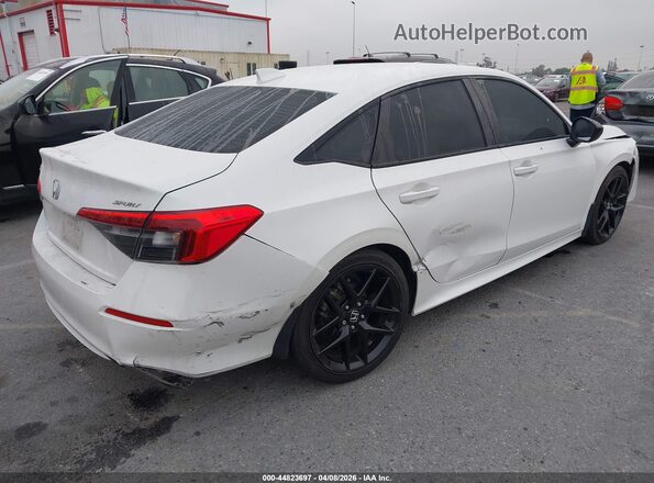 2HGFE2F56PH552913 2023 HONDA CIVIC Белый Задняя правая четверть