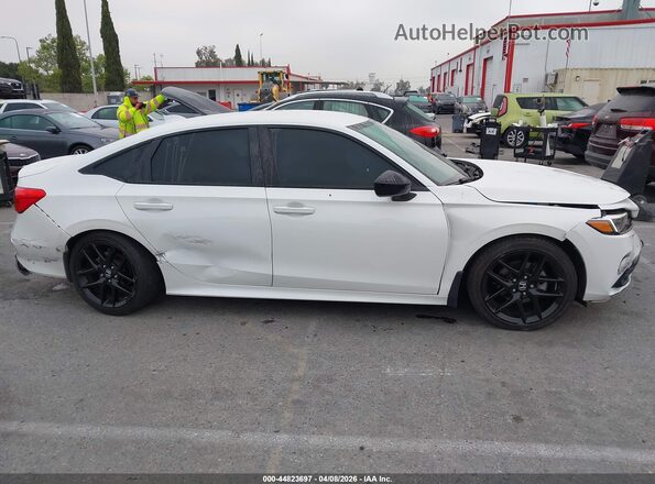 2HGFE2F56PH552913 2023 HONDA CIVIC Белый Вид задней части салона