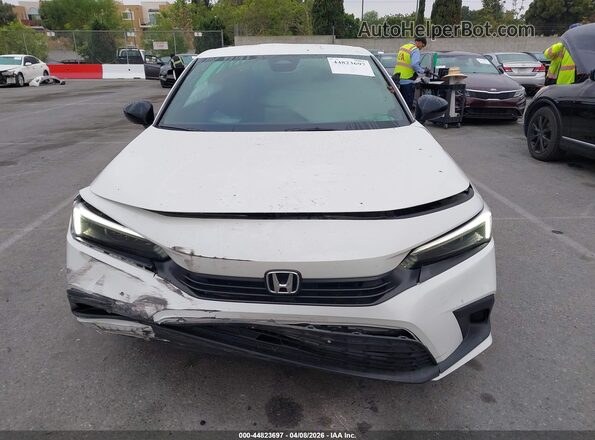 2HGFE2F56PH552913 2023 HONDA CIVIC Белый Вид щитка приборов
