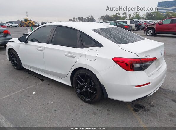 2HGFE2F56PH552913 2023 HONDA CIVIC Белый Задняя левая четверть