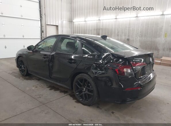 2HGFE2F56SH511318 2025 HONDA CIVIC Black უკანა მარცხენა
