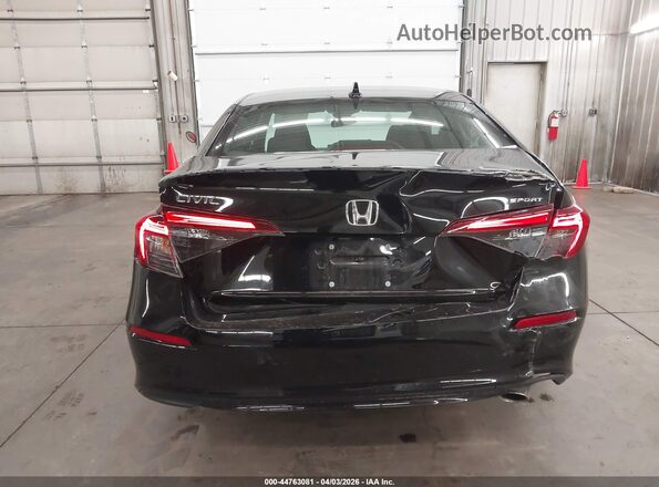 2HGFE2F56SH511318 2025 HONDA CIVIC Black წინა ხედი