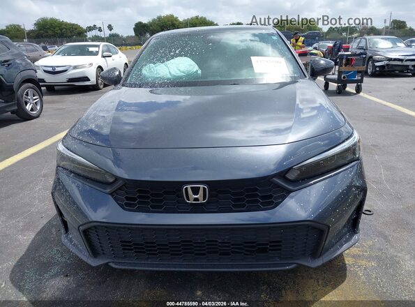 2HGFE2F56SH525977 2025 HONDA CIVIC Gray Widok zestawu wskaźników