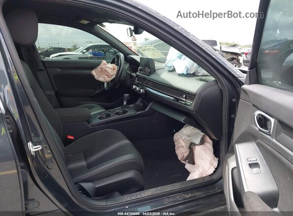 2HGFE2F56SH525977 2025 HONDA CIVIC Gray Widok wnętrza z przodu