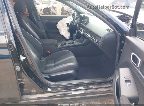 2HGFE2F57NH503698 2022 HONDA CIVIC Black Front interior view