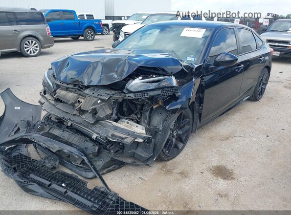 2HGFE2F57NH503698 2022 HONDA CIVIC Black Front view
