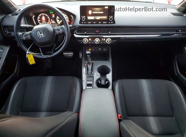 2HGFE2F57NH521604 2022 HONDA CIVIC Red Widok deski rozdzielczej