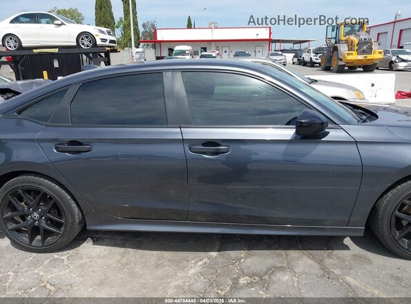 2HGFE2F57NH524695 2022 HONDA CIVIC Gray Widok wnętrza z tyłu