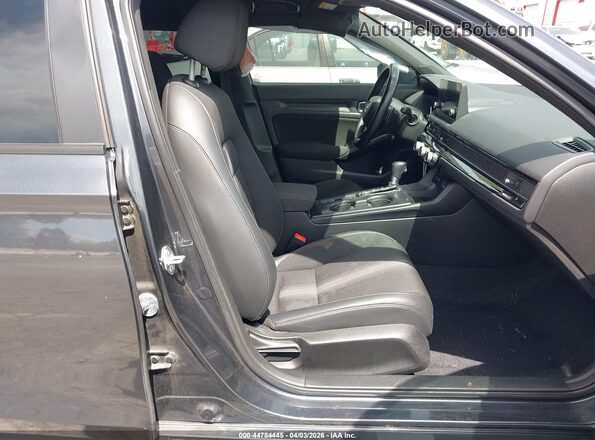 2HGFE2F57NH524695 2022 HONDA CIVIC Gray Widok wnętrza z przodu