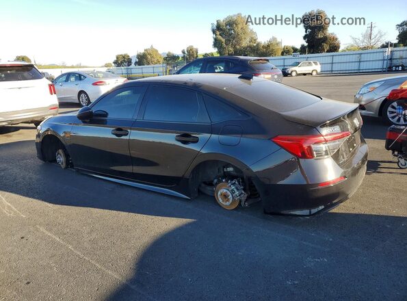 2HGFE2F57NH570026 2022 HONDA CIVIC Black Trasero izquierdo