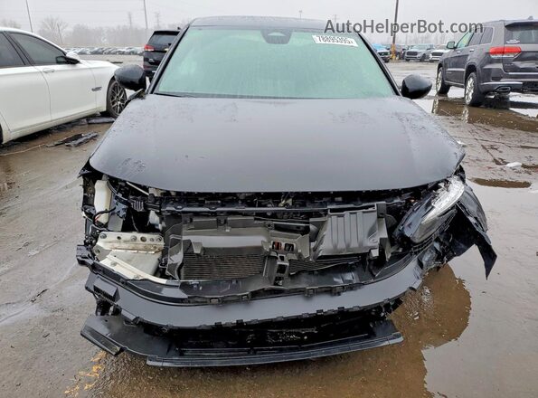 2HGFE2F57NH571516 2022 HONDA CIVIC Черный Вид спереди