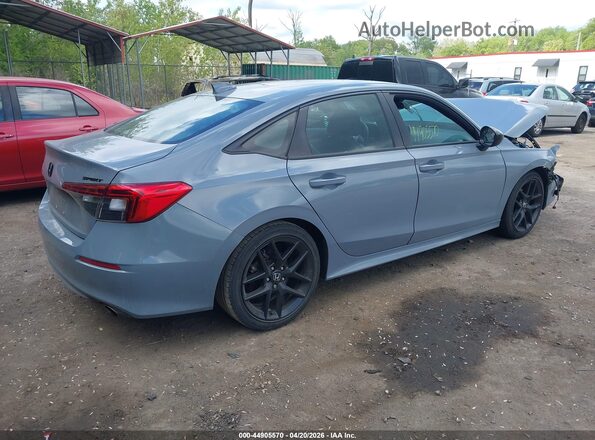 2HGFE2F57NH577025 2022 HONDA CIVIC Gray Հետևի աջ